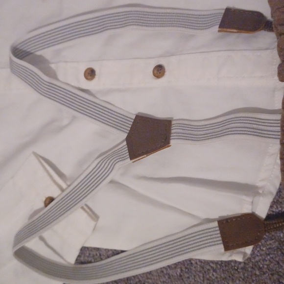H&M Dress Shirt, Bow Tie, and Adjustable Pants with Suspenders NWT - Picture 8 of 9